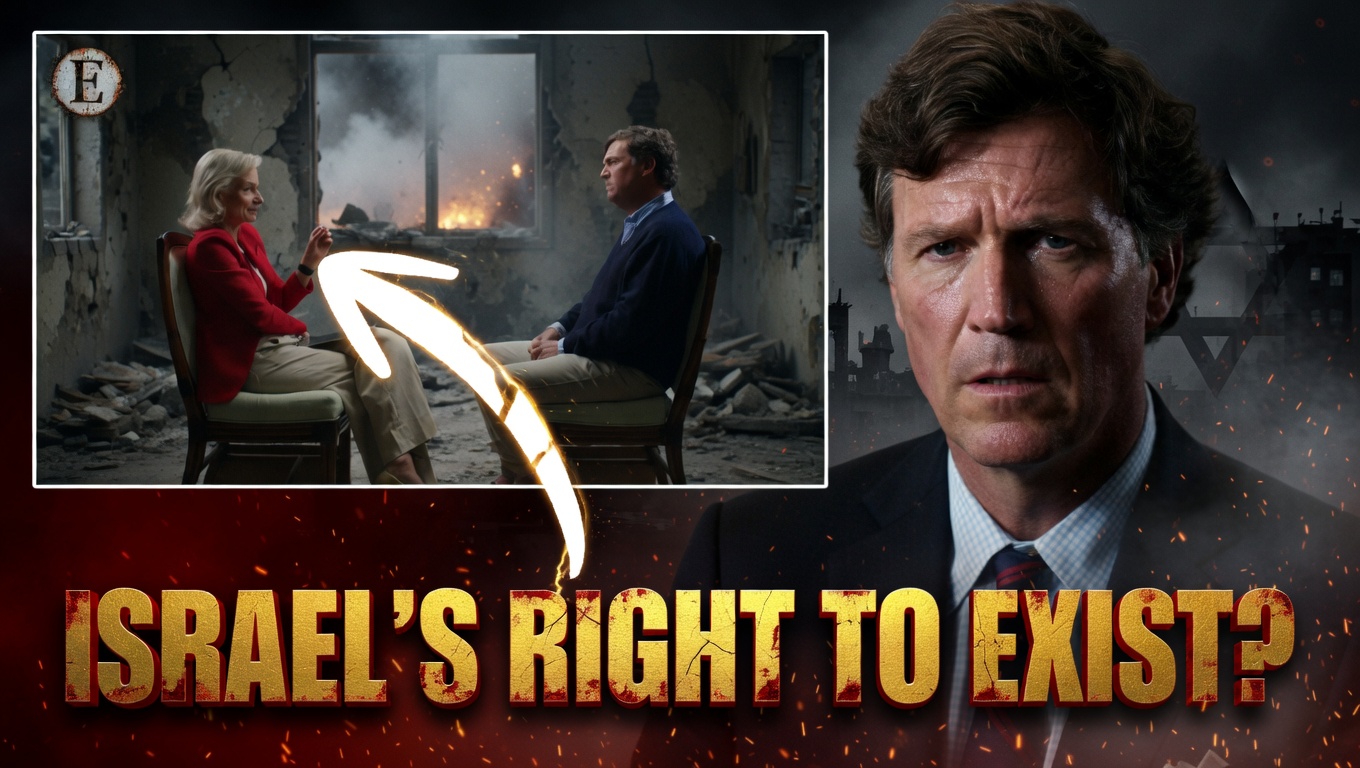 Tucker Takes On Journalist in Intense Zionism Debate